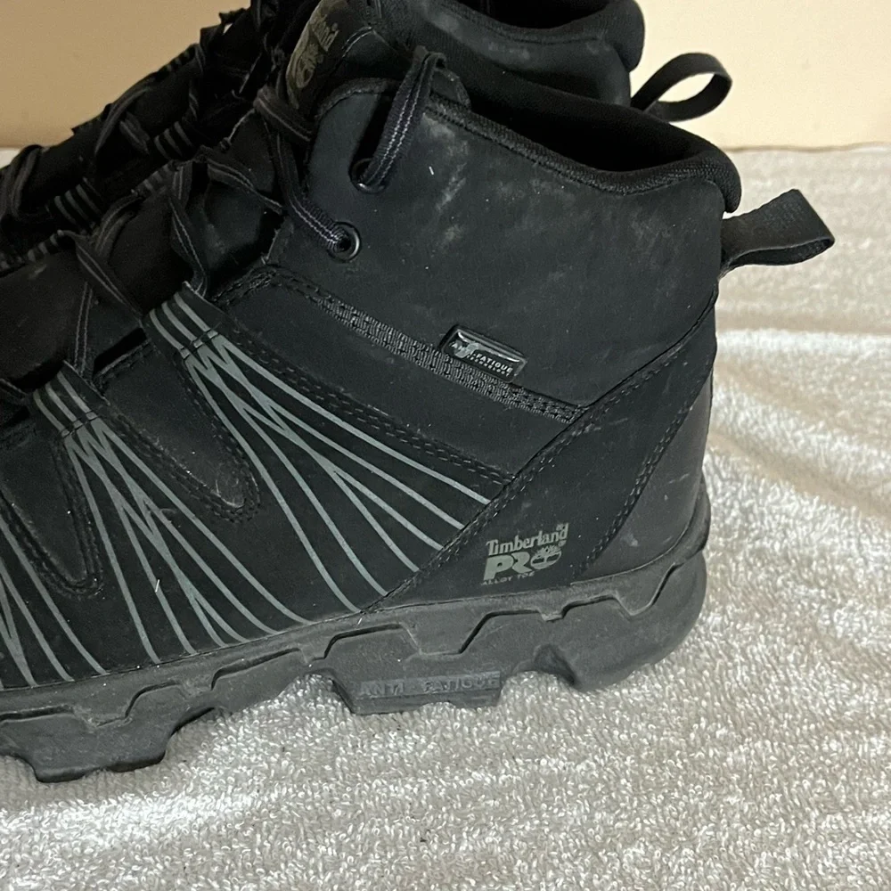 Timberland Pro Safety Steel Toe High Top Shoes Sz 12M